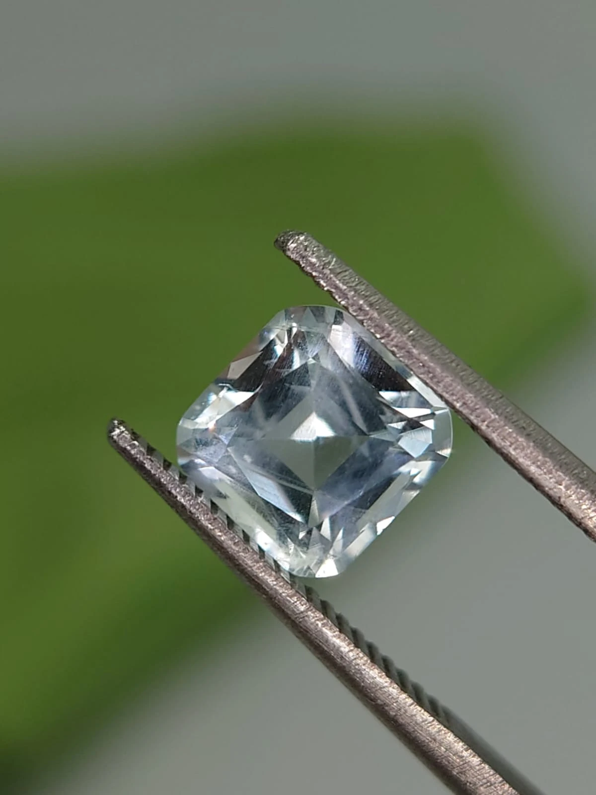 1.2ct Asscher Faceted Natural Aquamarine from Nigeria — view 5